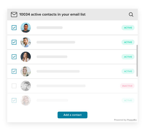 Gardez votre liste de diffusion propre et actualisée