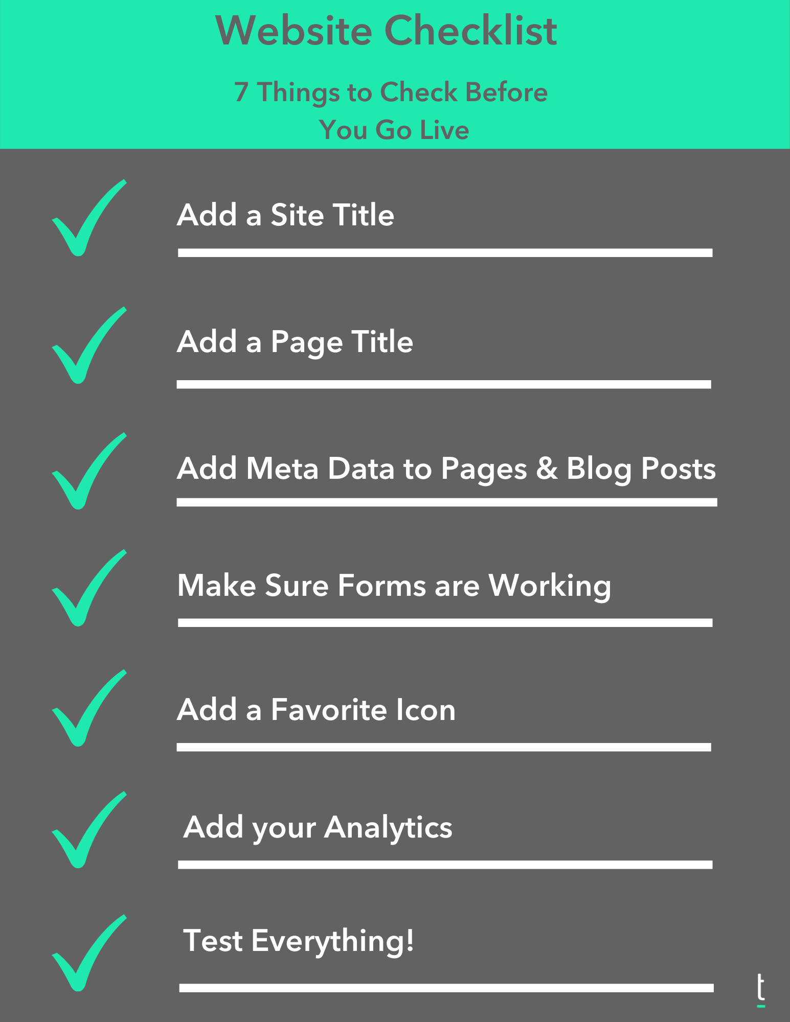 发布前检查清单