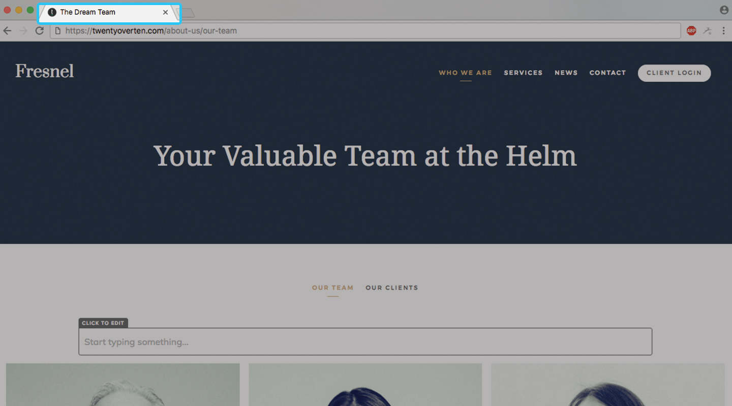 更新浏览器标题