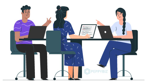 Comunicação com a equipe de vendas