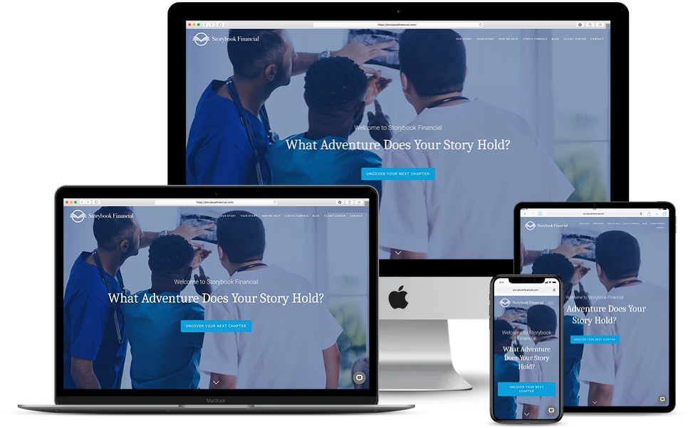 Storybook Finanz-Website