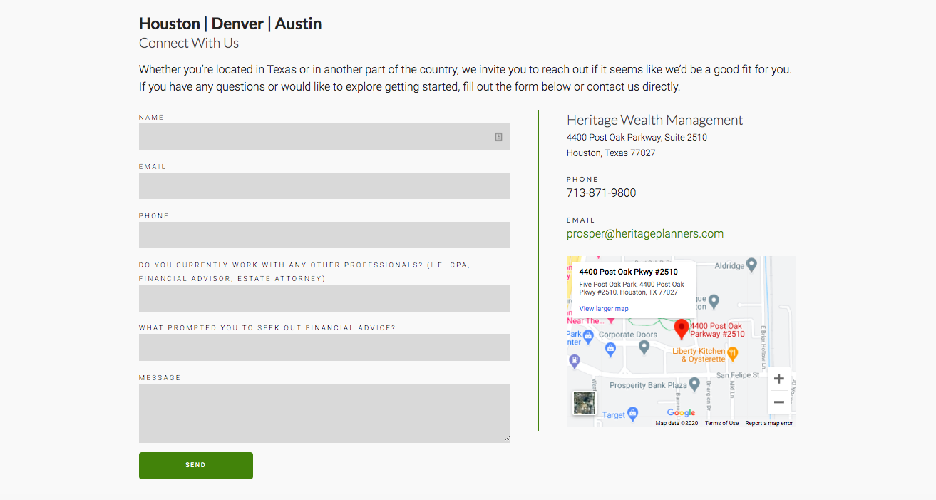 Kontaktseite für Kulturerbeplaner