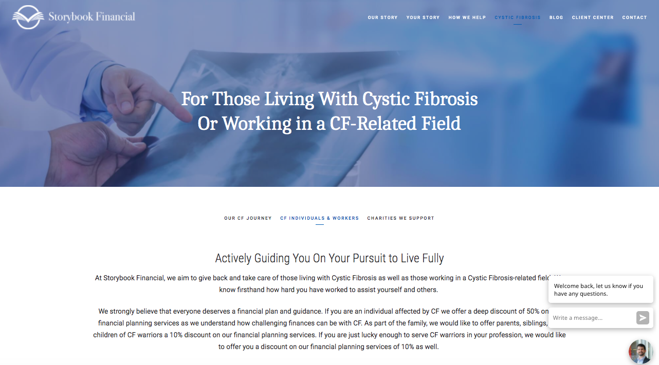 Oferirea de servicii persoanelor din comunitatea fibrozei chistice