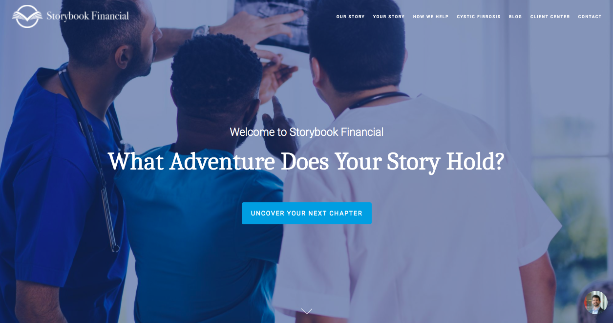 Storybook Financial CTA