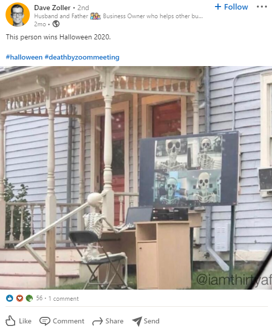 Dave Zoller Beispiel für soziale Medien