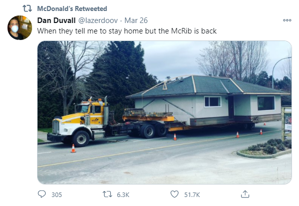 McDonalds Dan Duvall Retweet