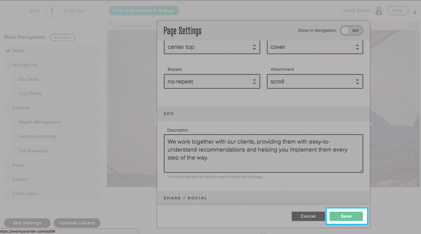 Dodawanie metadanych do serwisu