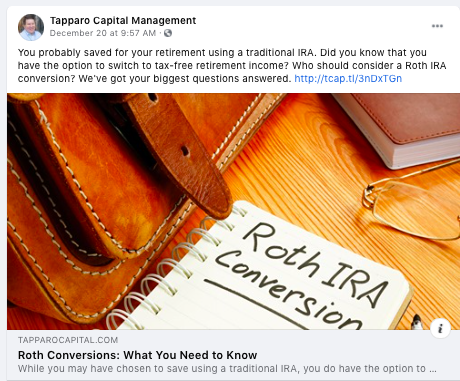 Tapparo Capital Management na Facebooku