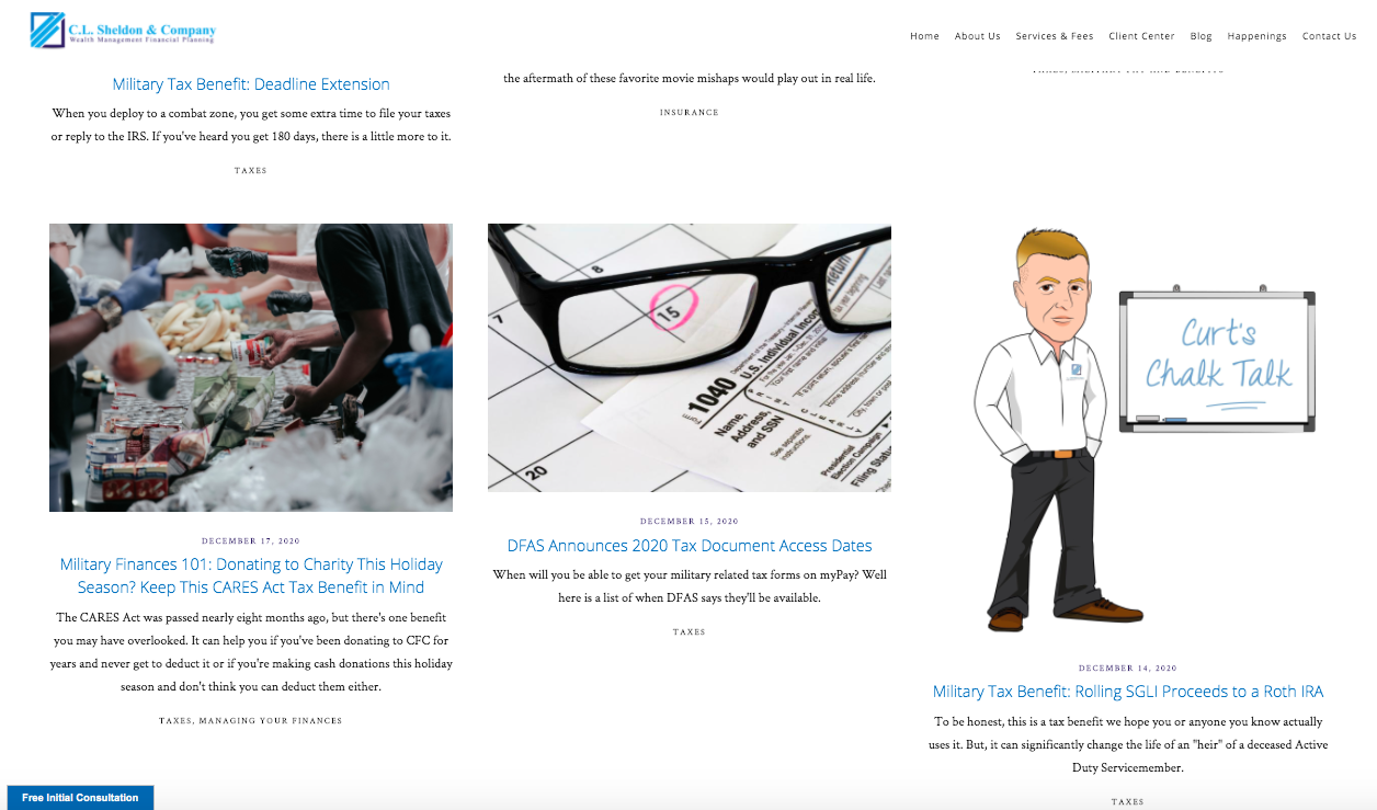 C.L. Sekcja bloga Sheldona