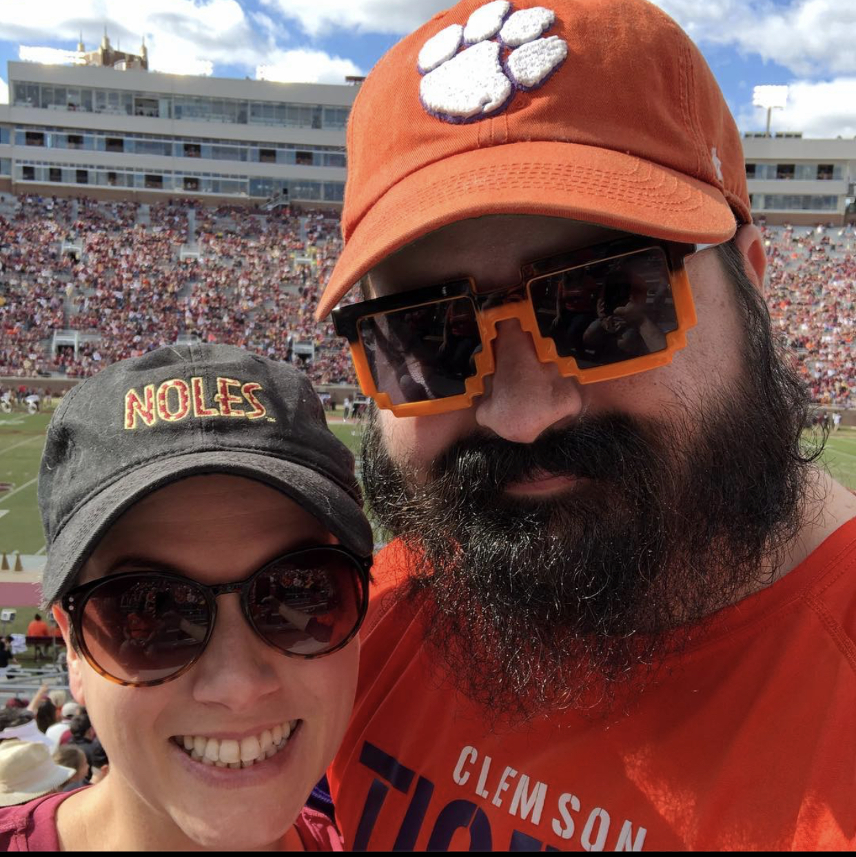 Fußballspiel von Fsu Clemson