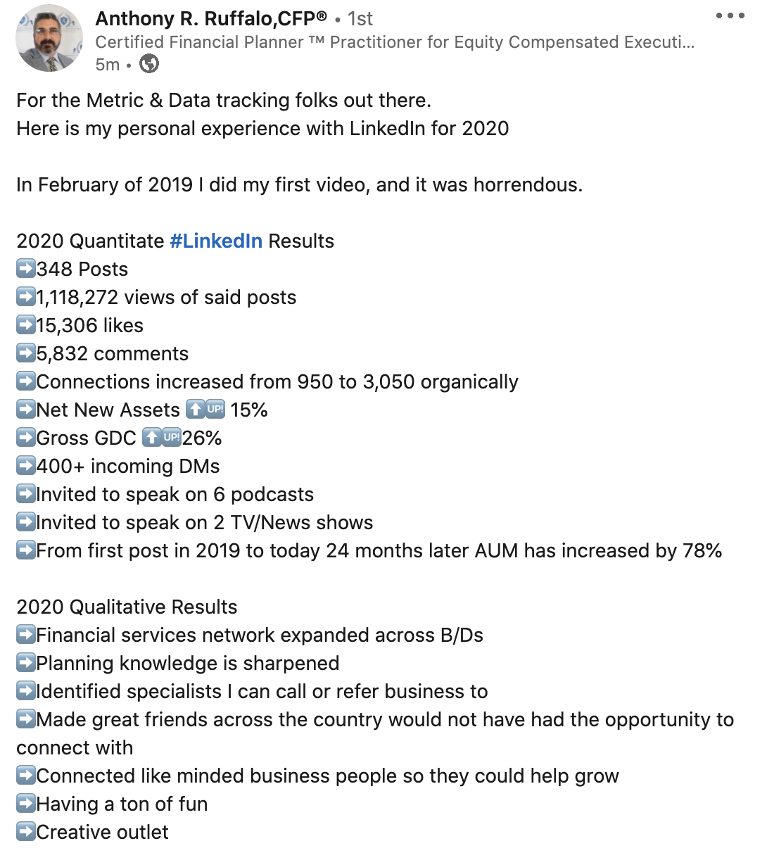 Anthony Ruffalo Linkedin