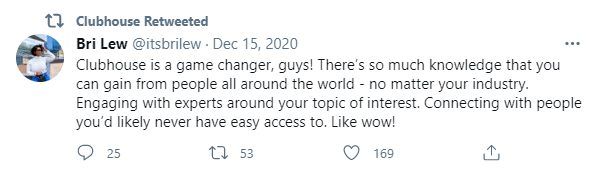 Beispiel für die Zugänglichkeit des Clubhauses