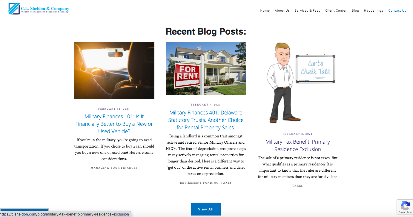 C.L. Aktuelle Blogbeiträge von Sheldon and Company