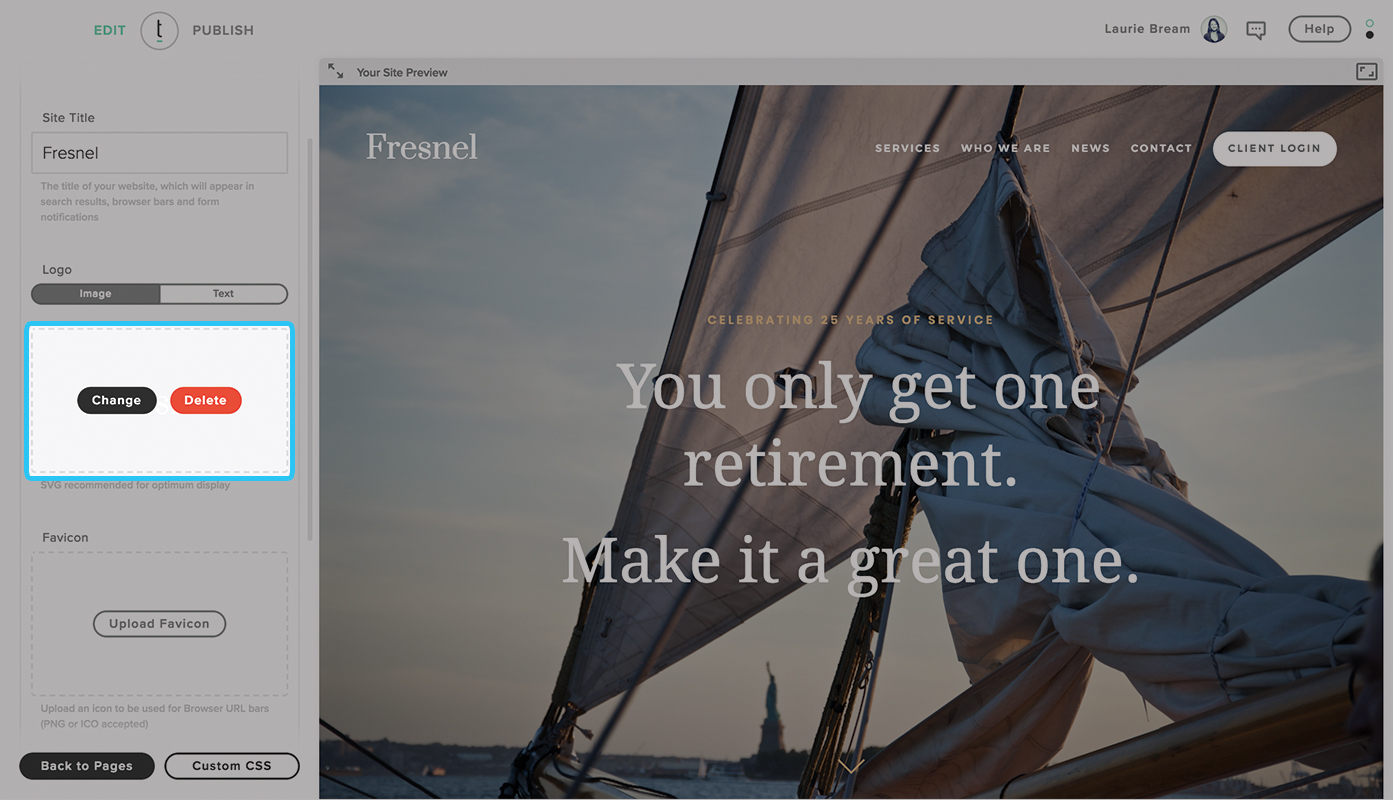 So fügen Sie ein Logo hinzu