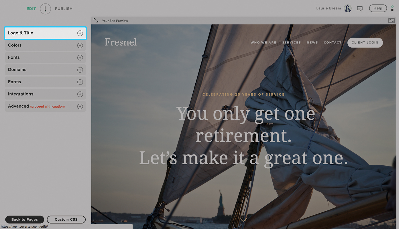 So fügen Sie ein Logo hinzu