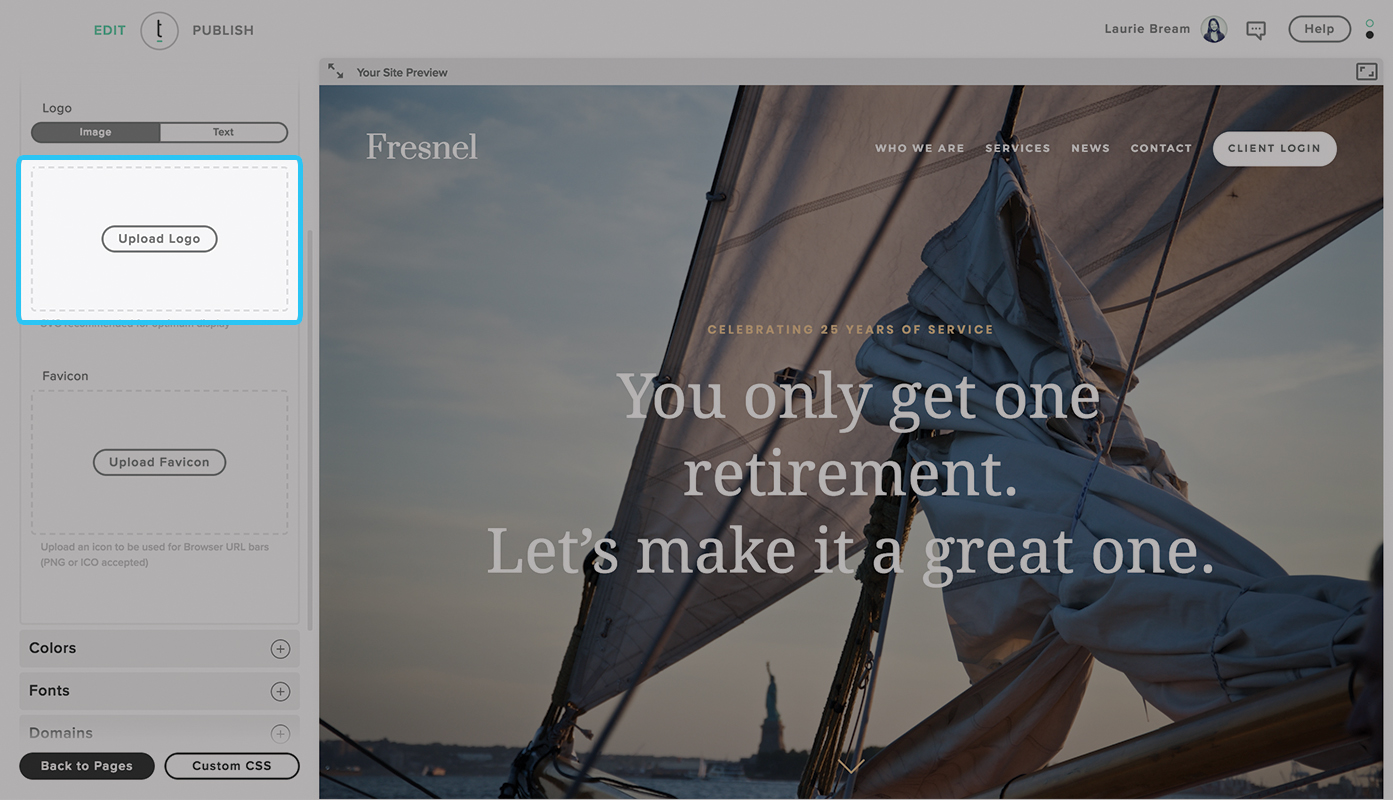 So fügen Sie ein Logo hinzu