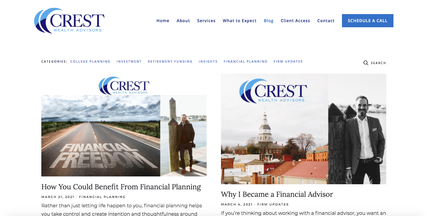 Einblicke von Crest Wealth Advisors