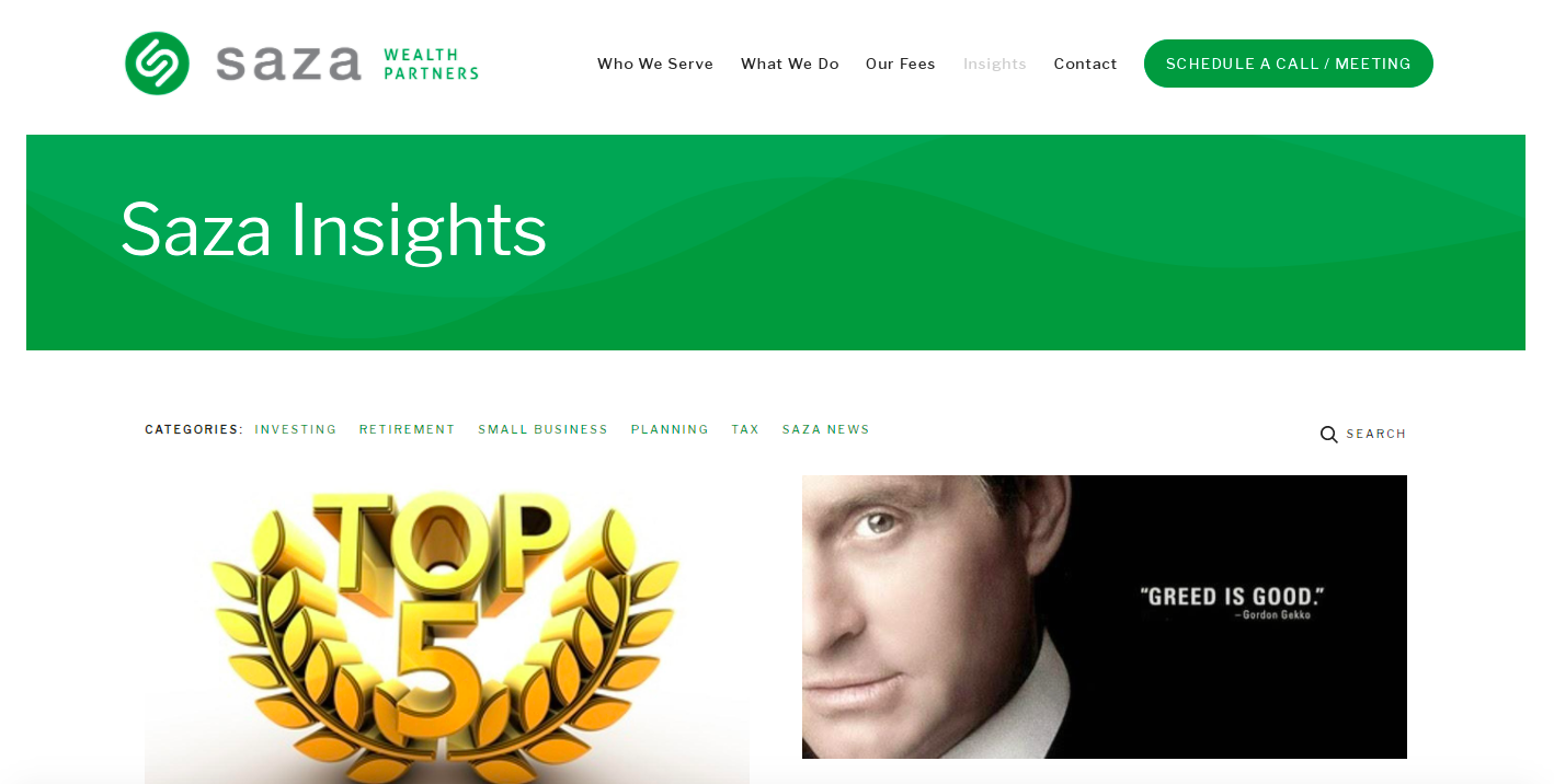 Saza Wealth Partners-Blog