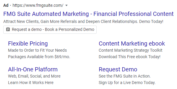 FMG Suite PPC-Beispiel