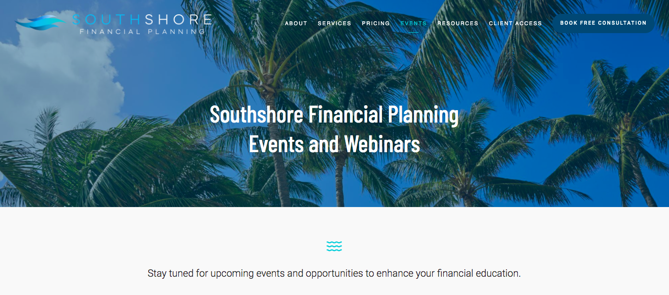 Abschnitt Veranstaltungen