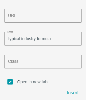 Kontrollkästchen zum Öffnen von Links in einem neuen Tab