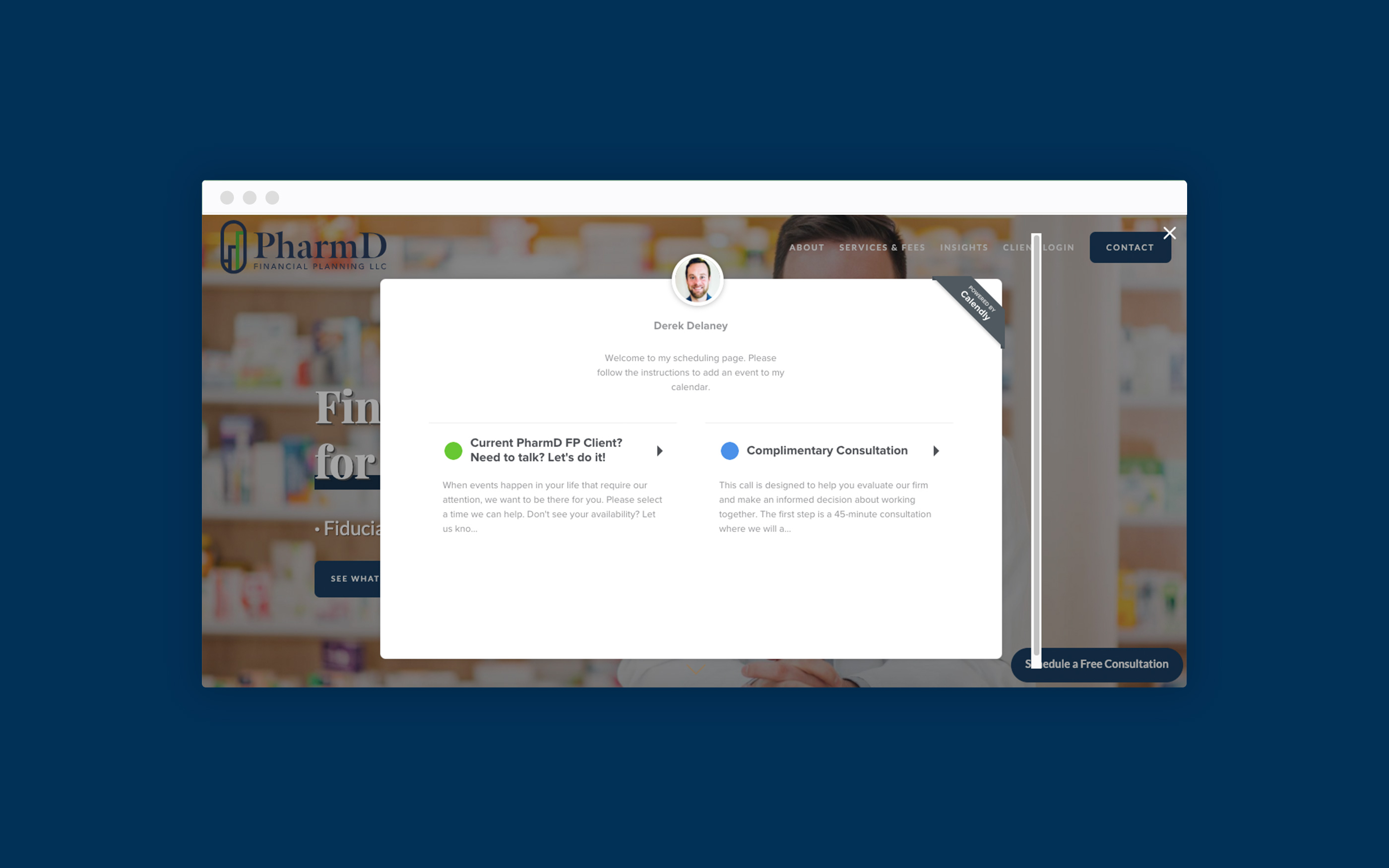 PharmD-Kalenderseite