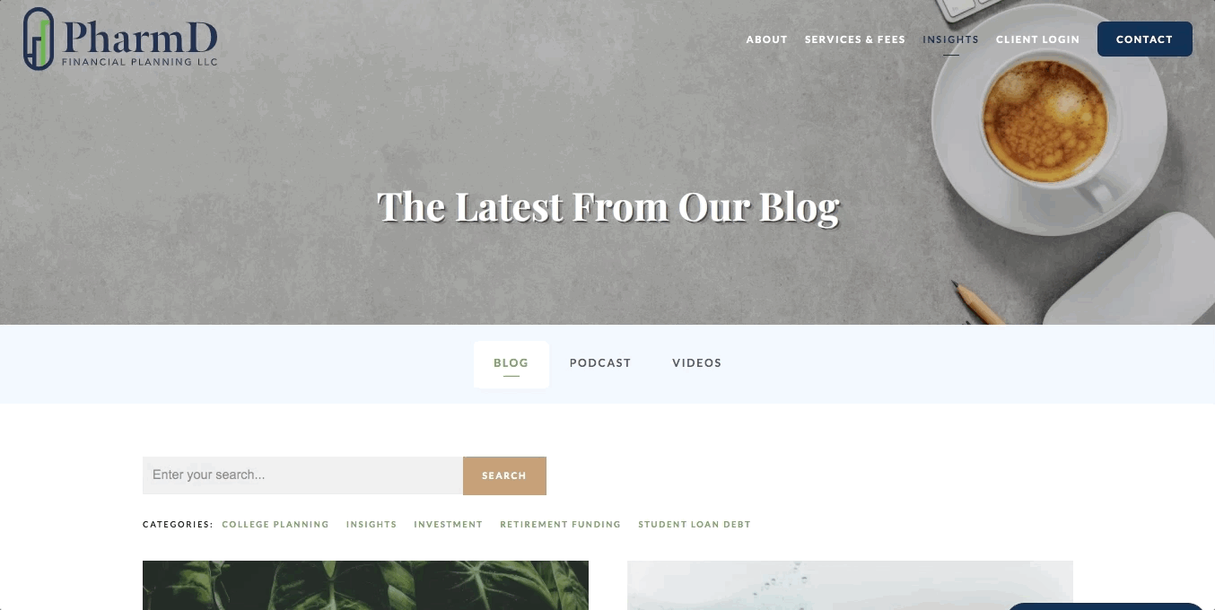 PharmD Insights-Bereich