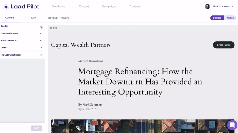 Lead-Pilot-Landingpages