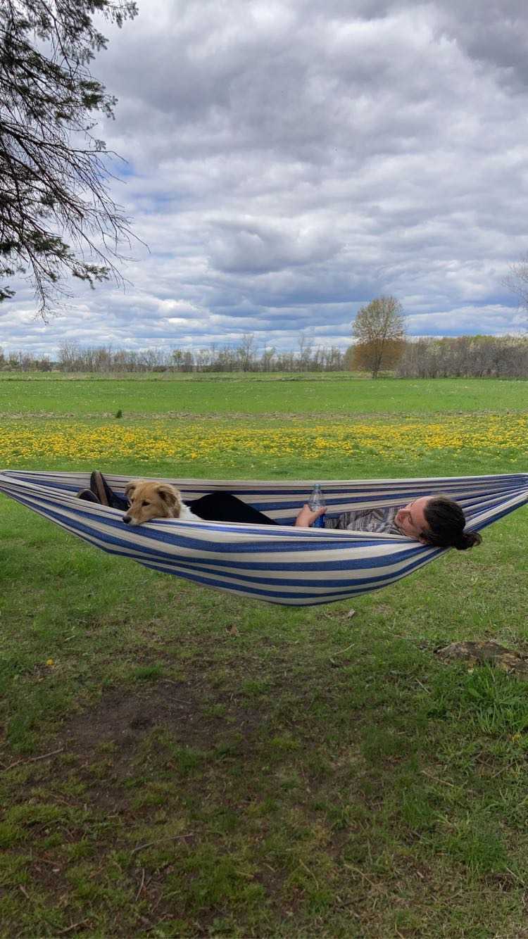 Graham und sein Hund