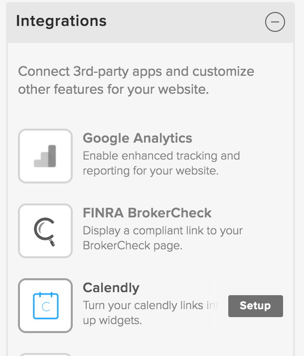 与 Calendly 的网站引擎集成