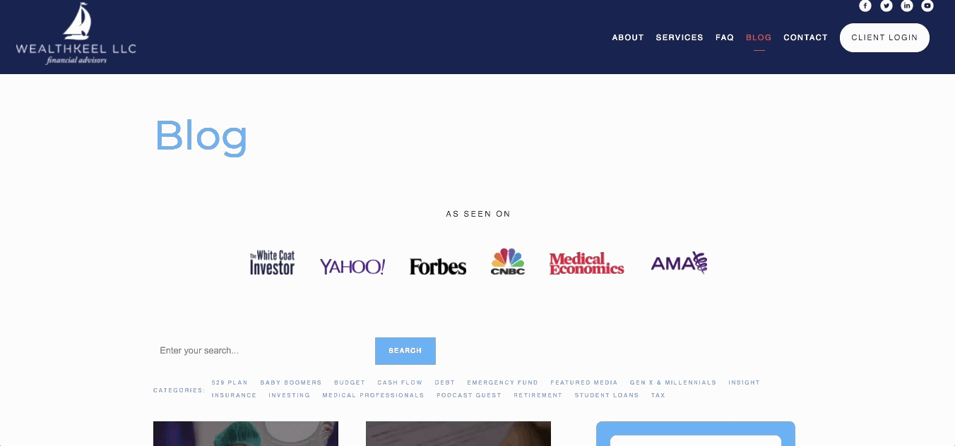 WealthKeel 博客部分