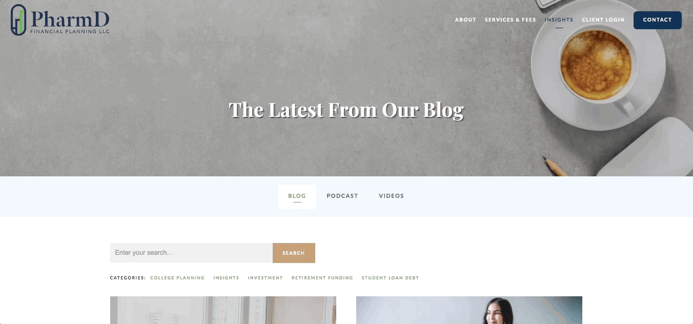 医药金融博客部分