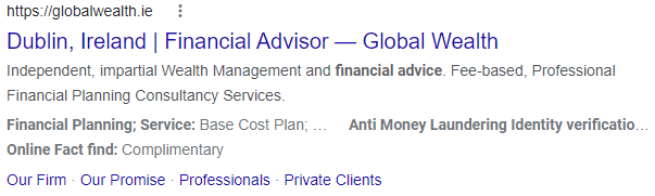 Pencarian Google Kekayaan Global