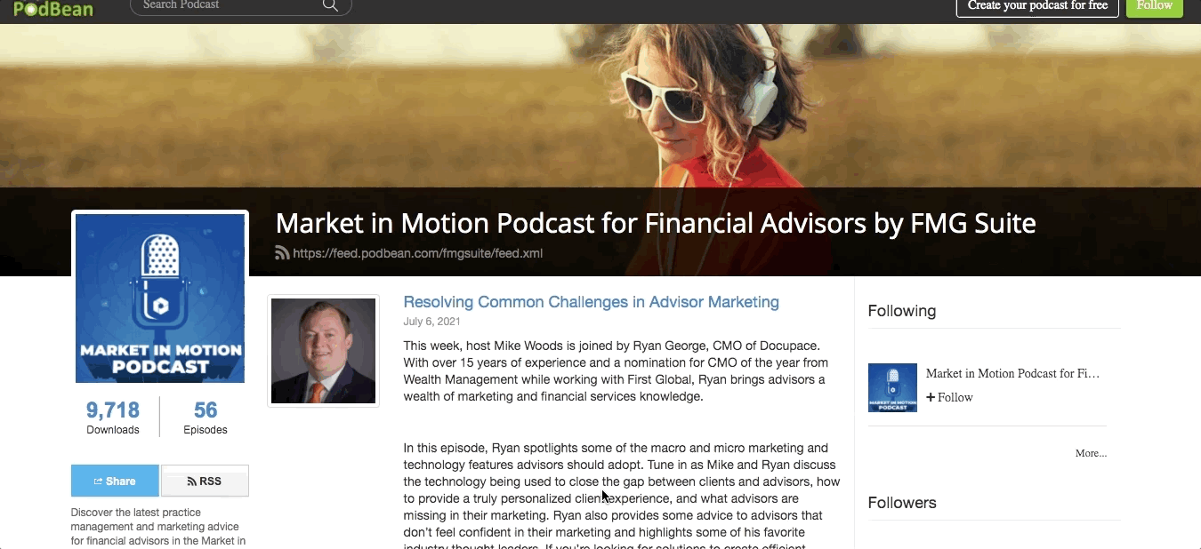 Podcast de la suite FMG