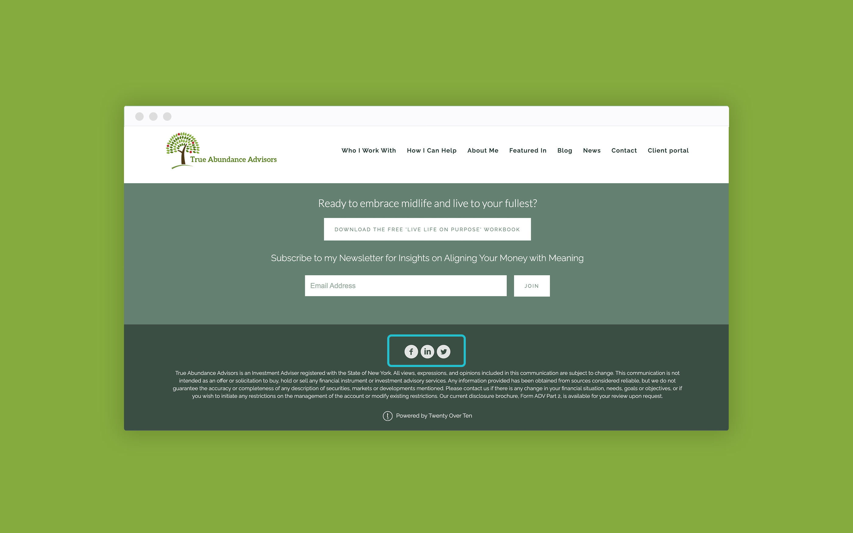 Media sosial True Abundance Advisors