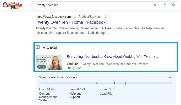 ยี่สิบกว่าสิบวิดีโอค้นหา