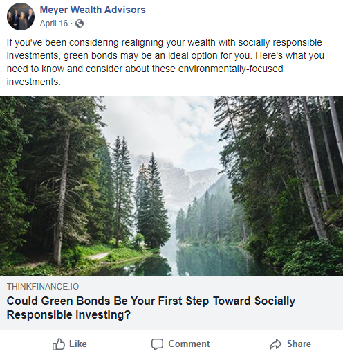 Meyer Servet Danışmanları Facebook Örneği