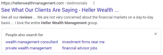 Pencarian Ulasan Wealth Management Heller