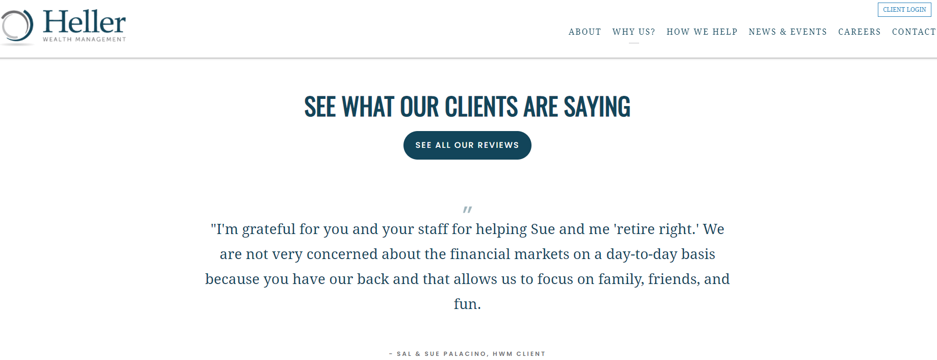 Kesaksian Wealth Management Heller