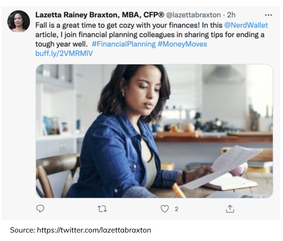 NerdWalletのTwitterのストーリー