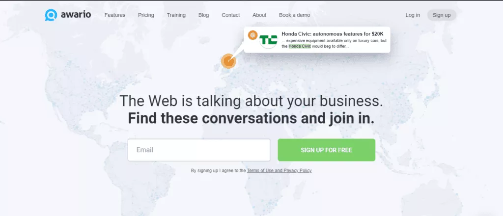 Narzędzie do wzmianek o marce Awario