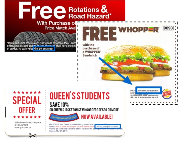 Ejemplos de campañas de cupones con límites de presupuesto