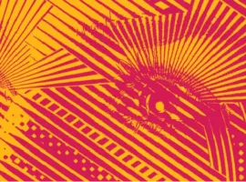 SAP CX LIVE Customer Centric Sessions, dargestellt durch eine Nahaufnahme der Augen einer Frau auf gelbem Hintergrund.