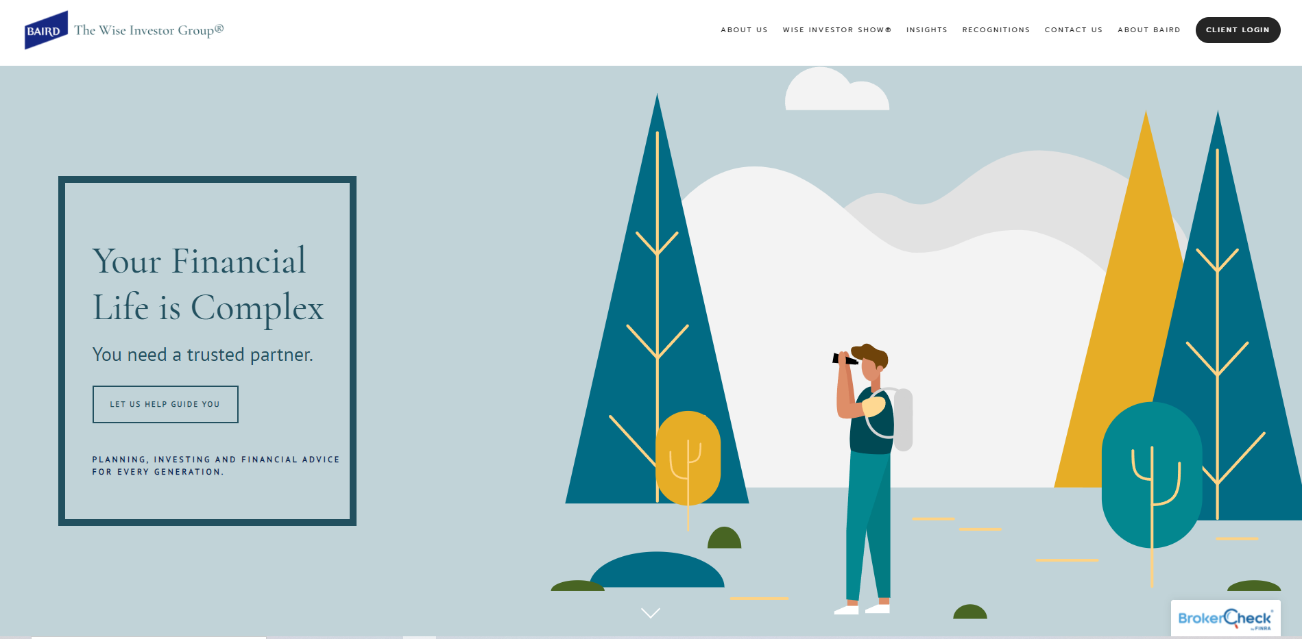 Pagina principală a grupului Wise Investor