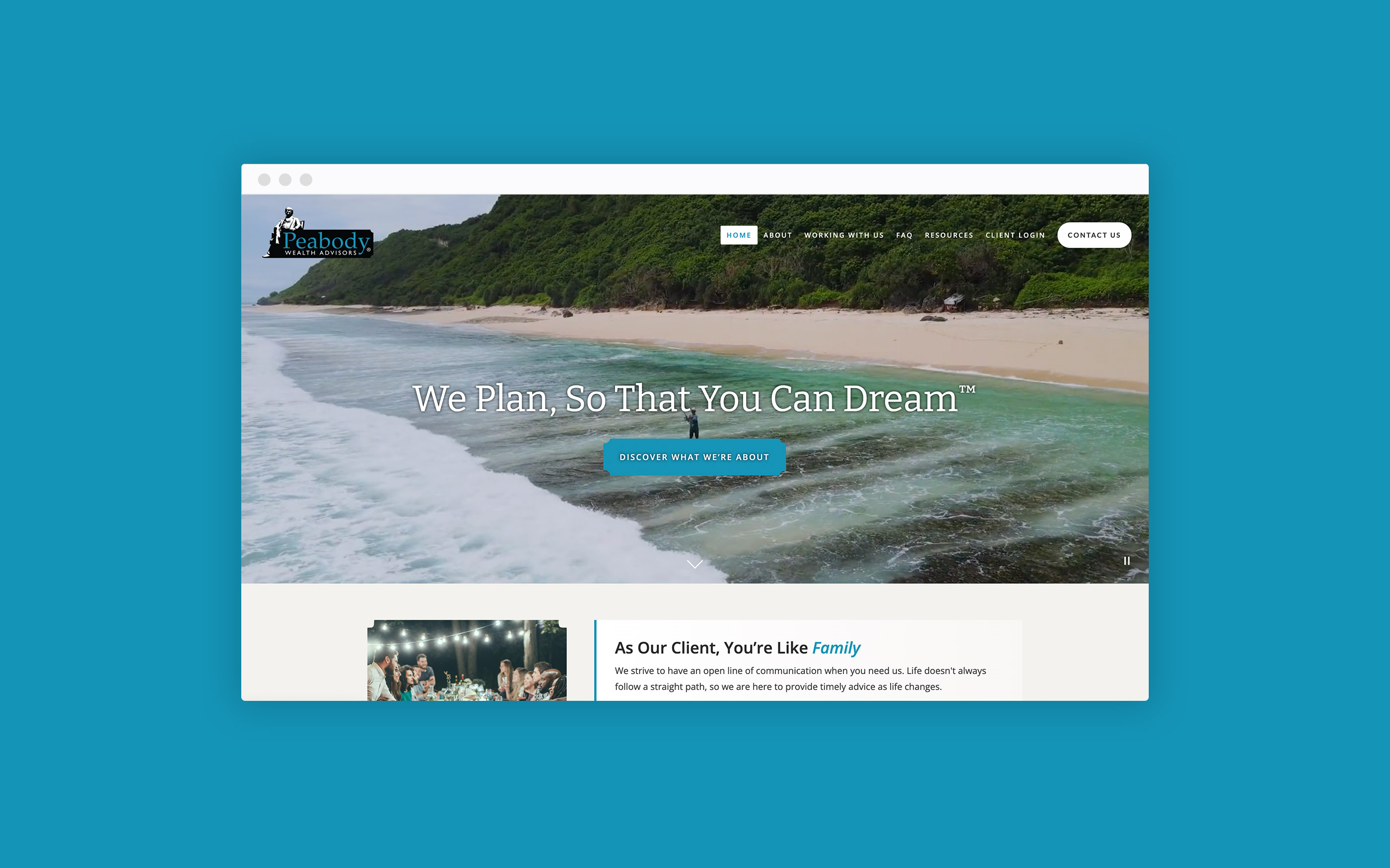 Peabody-Wealth-Advisors-ホームページ