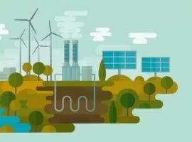 Immagine di una città che fluttua tra le nuvole, a indicare che oggi la responsabilità sociale delle imprese deve includere la sostenibilità. Scopri esempi, definizioni, statistiche e come avvicinarti al commercio sostenibile.