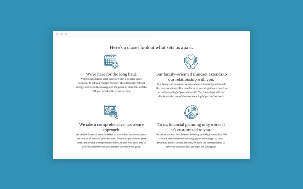 レジリエンス-ウェルスマネジメントなぜ私たち