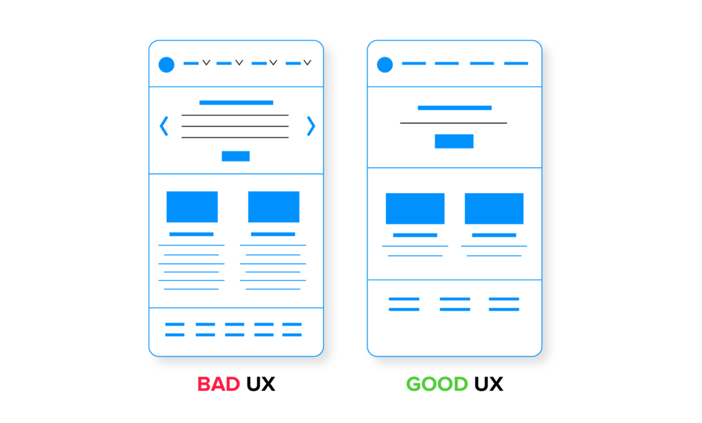 difference in bad and good UX