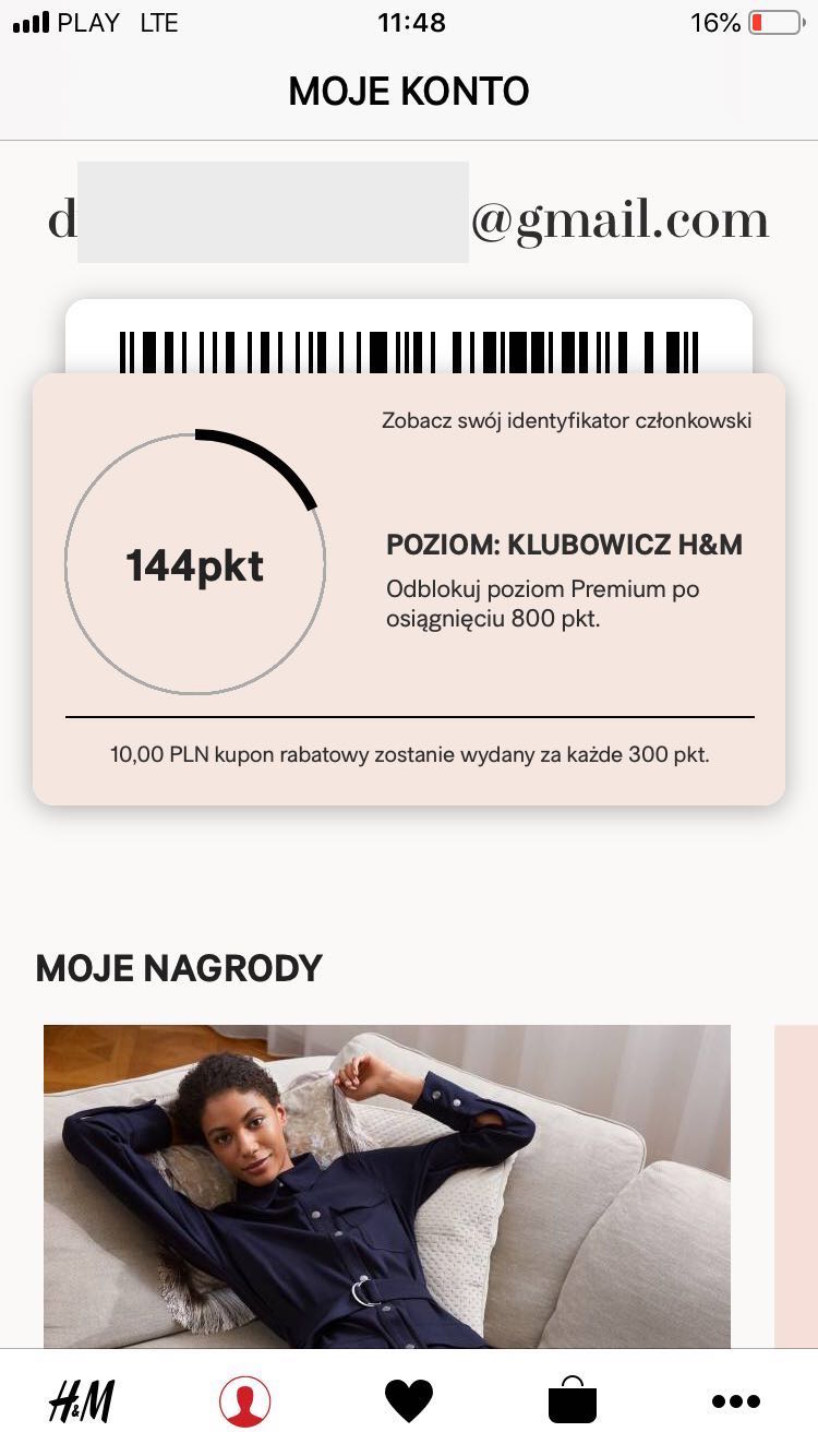 H&M 不良忠誠度計劃——客戶接觸點