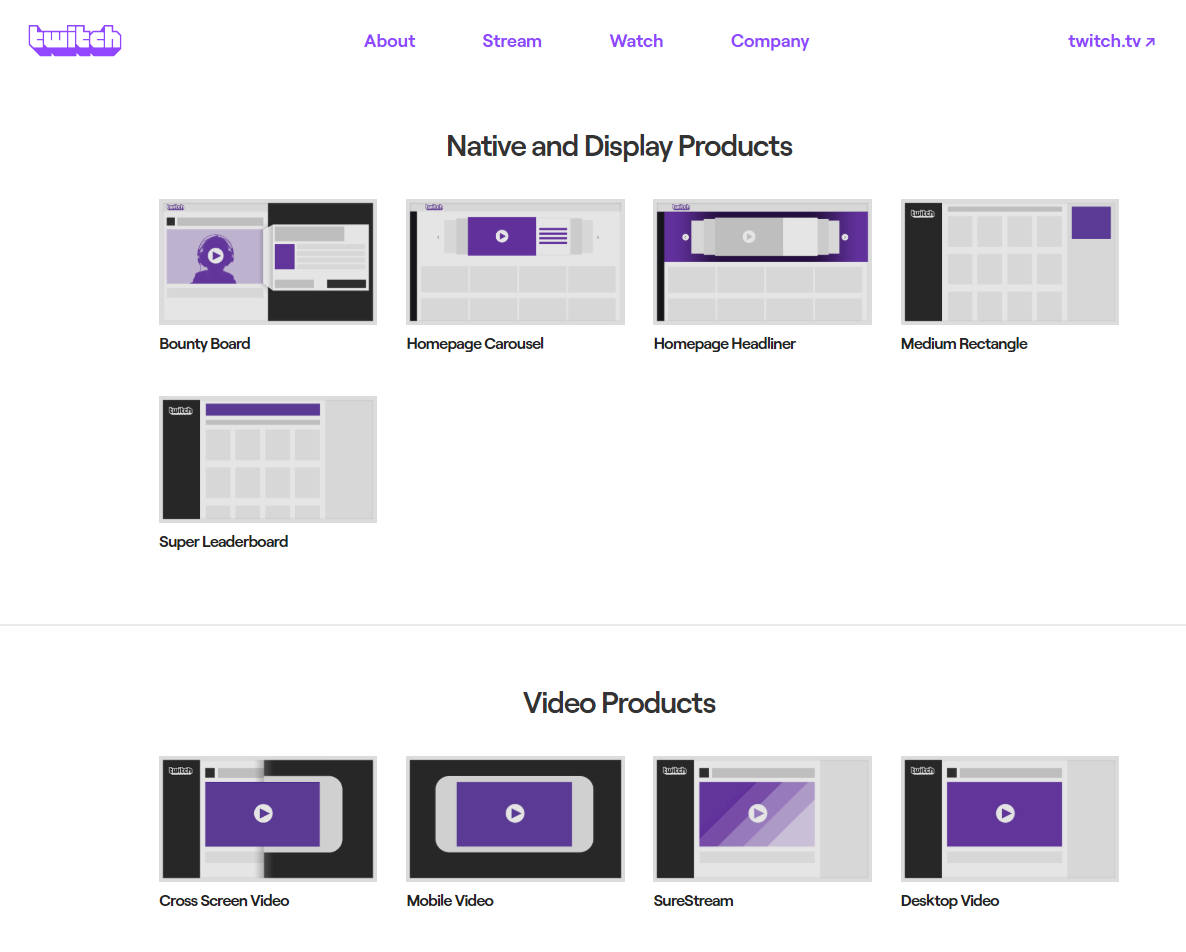 Twitch-Werbemöglichkeiten